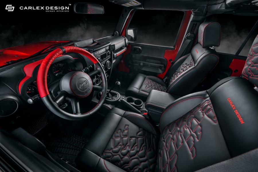 Интерьер Jeep Wrangler Unlimited by Carlex Design 2018 года  (фото 12 из 13)